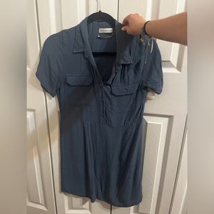 Blue Urban Outfitters Collar Dress